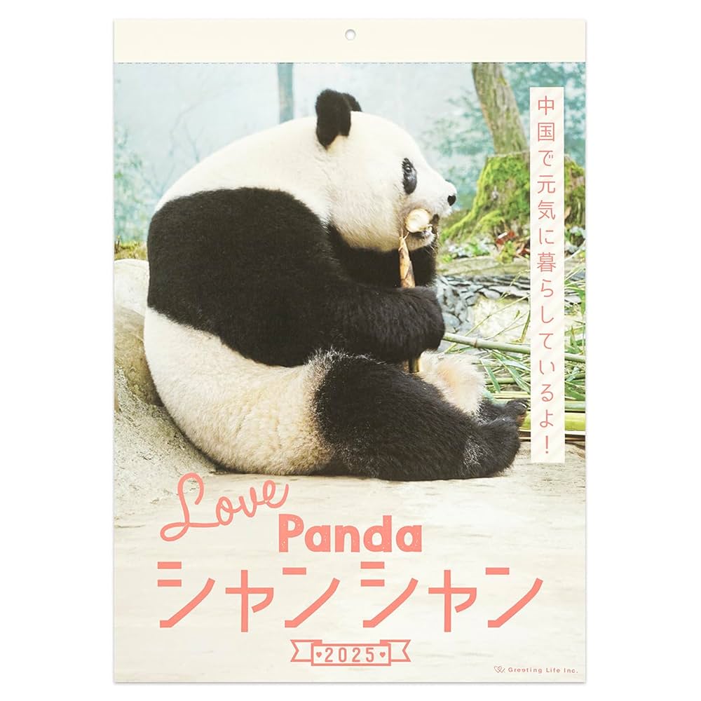 シャンシャン　ミニカレンダー　クリアファイル　大パンダ展　非売品 047_4995027141132_01.jpg